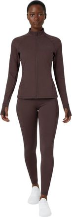 Usa Pro Fitness-trainingsshirt voor dames (Espresso)