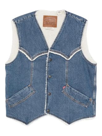 Levi's Western denim waistcoat - men - Cotton - S - Blue