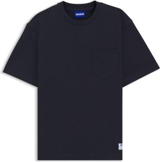 HUGO BOSS Logo-label T-shirt in cotton jersey