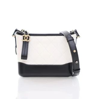 Chanel Pre-owned Leather chanel-bags - Dames - Vintage Schoudertas - Zwart - ONE Size - Leer - Vintage
