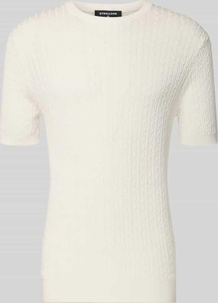 Strellson Regular Fit T-Shirt aus reiner Baumwolle Modell ADRIAN-TC in Offwhite, Gr&ouml;&szlig;e XXL