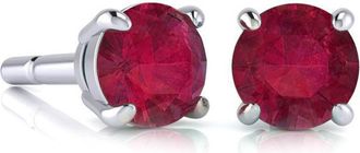 SuperJeweler 1 1/2Carat Gemstone Stud Earrings In Gold-Classic Solitaire Gemstone Earrings All Gemstone Options