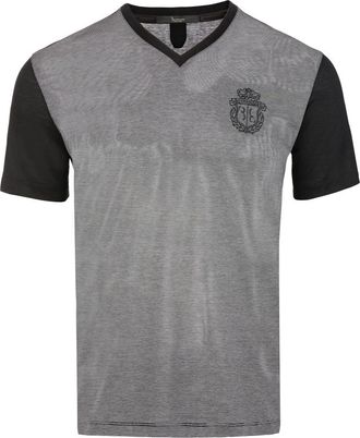 Billionaire Boys Club T-shirt V-Neck SS Crest - Heren - T-shirts - Zwart - XS - Katoen - Tops