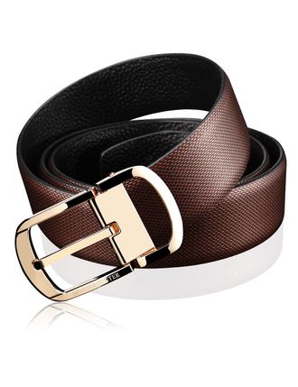 Demon&Hunter PBL Series Mens Pin Buckle Leather Belt P00502-110