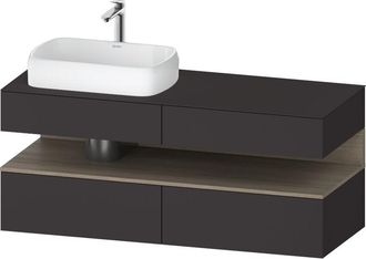 Duravit Qatego Consola Mueble Bajo Lavabo, 2 Extensiones, 2 - Duravit