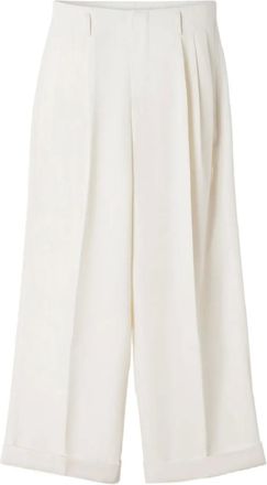 Lanvin pleated-details trousers - White