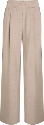 Varley The Extra Wide Leg 32 Stretch-jersey Sweatpants - Taupe - Xxs (UK4 / Xxs)