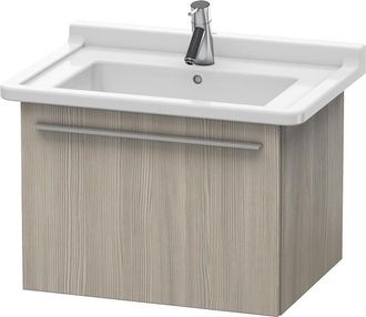Duravit Duravit X-large Mueble De Pared 6056, 1 Extra&iacute;ble, 600mm Para Starck 3, Color (frente/cuerpo): Decoraci&oacute;n Pino Plata - Xl605603131