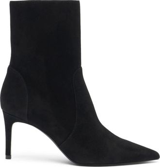 Stuart Weitzman Power ZIP 75 - Dames - Laarzen met Hak - Zwart - 40 1/2 EU - Schoenen
