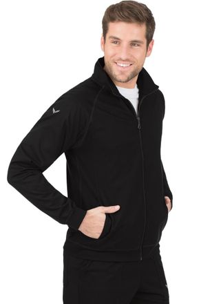 Trigema Trainingsjacke TRIGEMA TRIGEMA Raglanjacke, Herren, Gr. 4XL, schwarz, 100% Baumwolle, Jacken Trainingsjacke