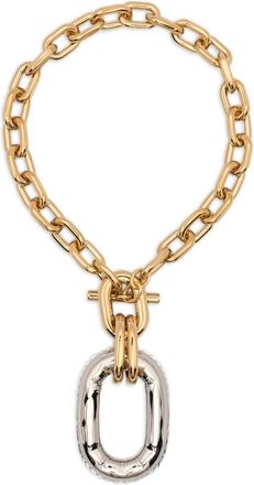 Paco Rabanne Accessoires, Dames, Geel, ONE Size, XL Link Necklace