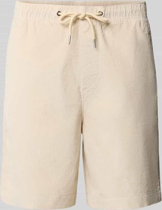 Selected Regular Fit Sweatshorts aus Baumwoll-Mix in Sand, Gr&ouml;&szlig;e XXL