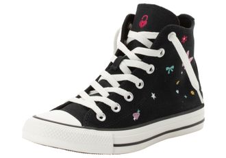 Converse Sneaker CONVERSE CHUCK TAYLOR ALL STAR, Damen, Gr. 37,5, schwarz (schwarz, cliffside rose), Textil, Schuhe Sneaker