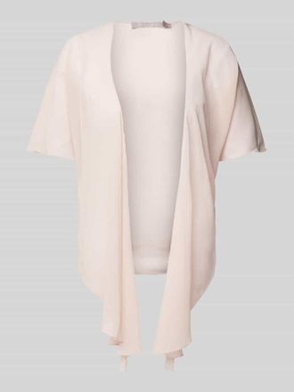 Christian Berg Cocktail Bolero mit eingefasstem Saum in Rosa Melange, Gr&ouml;&szlig;e M