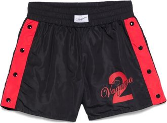 Vaquera snap-buttons shorts - Black