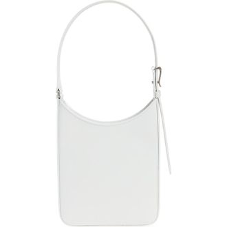 Proenza Schouler Slope Leather Shoulder Bag in Optic White 104 at Nordstrom Rack