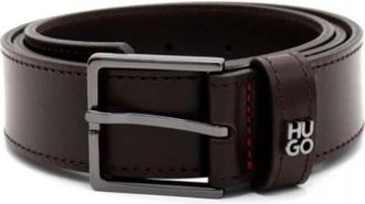 HUGO BOSS Giove Riem - Heren - Riemen - Bruin - 100 CM - Leer - Accessoires