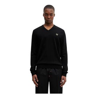Fred Perry Heren, Truien, Zwart, Maat: M