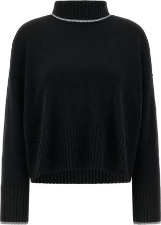 Pinko Pinko, Dames, Truien, Zwart, Maat: XS Wol