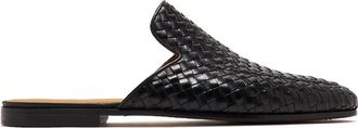 Magnanni leather slippers - Black