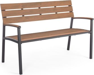BIZZOTTO Banco para muebles de jard&iacute;n antracita Isak