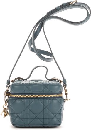 Dior Pre-owned Womens Micro Lady Vanity Case Handbag - Blue - One Size
