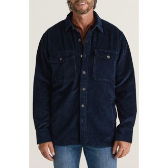 34 Heritage Corduroy Overshirt in Navy at Nordstrom, Size Medium
