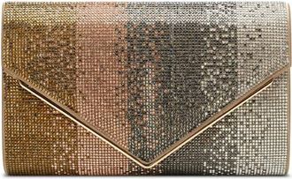 Raf&eacute; New York Candy Diamante Envelope Clutch in Gold /Bronze at Nordstrom, Size Small