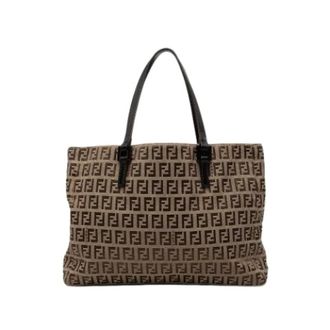 Fendi Bolso Tote Pre-owned - Pre-owned - Mujer - Beige - ONE SIZE