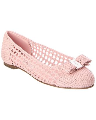Ferragamo Ferragamo Varina Leather Ballet Flat