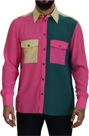 Dolce & Gabbana Casual Shirts - Heren - Casual Overhemden - Veelkleurig - XL - Overhemden