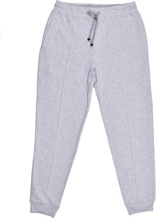 Brunello Cucinelli MenS Light Grey Cotton Sweatpants, Size XXL