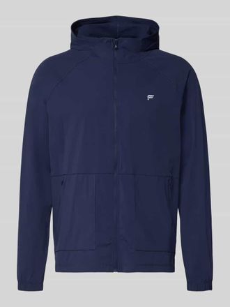Fabletics Regular Fit Jacke mit Logo-Print in Dunkelblau, Gr&ouml;&szlig;e XXL