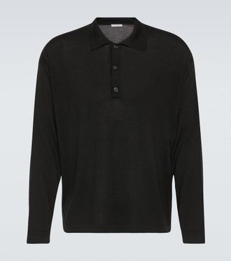 The Row Djon wool polo sweater