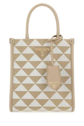 Prada Beige Symbole mini Crossbody bag
