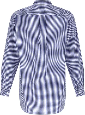 Comme Des Gar&ccedil;ons Mens Blue Cotton Blouse