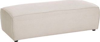 HOME AFFAIRE Hocker »NEU: SHERWOOD XXL, Polsterhocker, Cord, Webstoff« rechteckig, bequemer Sitzkomfort, 130/60/44 cm, Krokodilverbinder