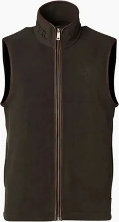 Holland Cooper Mens HOLLAND COOPER COUNTRY FLEECE GILET KHAKI - Green - Size: 44