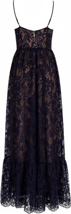 Michael Michael Kors Long Lace Dress - Blue
