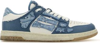 Amiri Blue Tow-Tone Skel Sneakers
