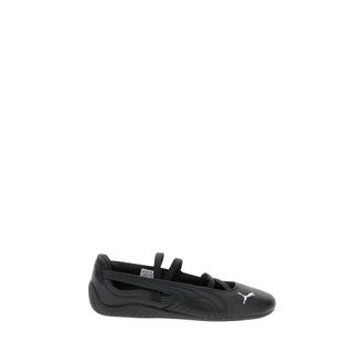 Puma Ballerinas, female, Black, Size: 9 1/2 US Speedcat Ballet Leather