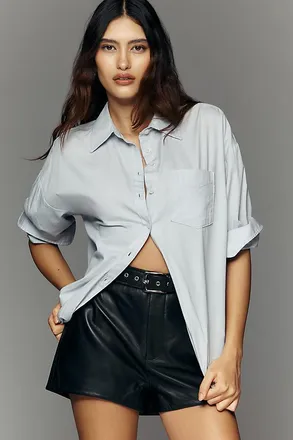 Walter Baker Lennox Leather Shorts