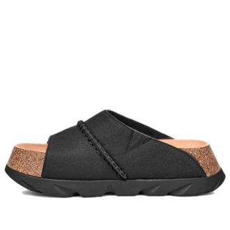 UGG (WMNS) UGG Sunskip Slide Black 1152695-BLK-BLK