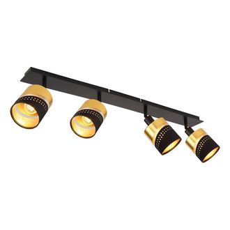 Globo Lighting Foco - Or - Negro - Metal - Foco De Superficie - E14 - - Globo