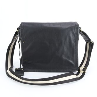 Bally Black Leather Shoulder Bag (Pre-Owned)