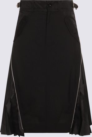 sacai Black Midi Skirt