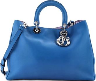 Dior Diorissimo Smooth Calfskin Large tote bag - Blauw
