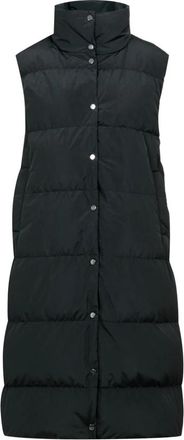 Max Mara Taffgi Gilet - Dames - Bodywarmers - Zwart - S - Leer - Jassen