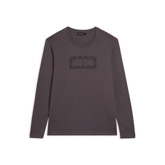Freddy T-shirt comfort manica lunga con retro stampato