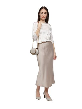 Michael Kors Womens Crossbody Bag Vanilla Polyvinyl Chloride Crossbody-bags